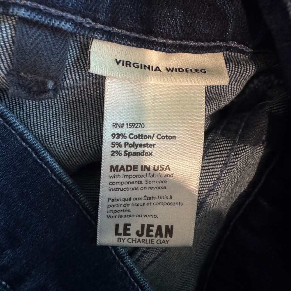 LE JEAN-  Virginia Wide Leg Jeans - Picture 12 of 13